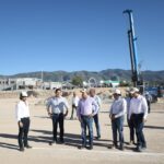 Supervisa Manolo Jiménez construcción de Expo Coahuila; primera etapa estará lista en octubre
