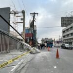 Colapsa estructura de concreto en el Centro de Monterrey