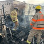 Elementos de Bomberos controlan incendios en distintos puntos de la ciudad