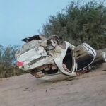 Joven pierde la vida en aparatosa volcadura sobre la carretera a La Parida