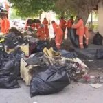 Cuatro personas fueron detenidas por incumplir una notificación previa para limpiar el inmueble