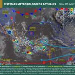 ALERTA PROTECCIÓN CIVIL POR LLUVIAS FUERTES, POSIBLE GRANIZO Y VIENTOS INTENSOS EN COAHUILA