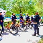 Refuerzan vigilancia en parques de Torreón con policías en bicicleta