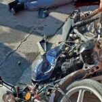 Muere motociclista tras chocar contra camioneta en reversa en Bermejillo