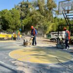 Arrancan trabajos de rehabilitación de siete canchas deportivas del BVC