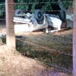 Muere joven de 18 años tras volcar camioneta en brecha de San Pedro