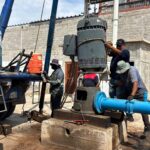 Simas Torreón trabaja para reparar fallas en dos bombas